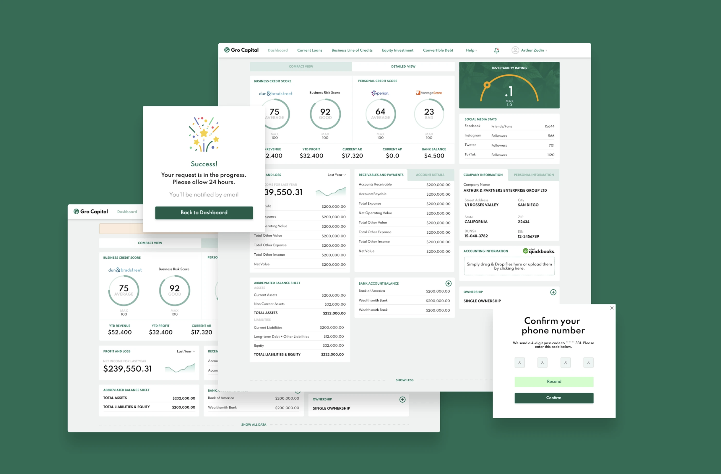 fintech SaaS product design financial SaaS design