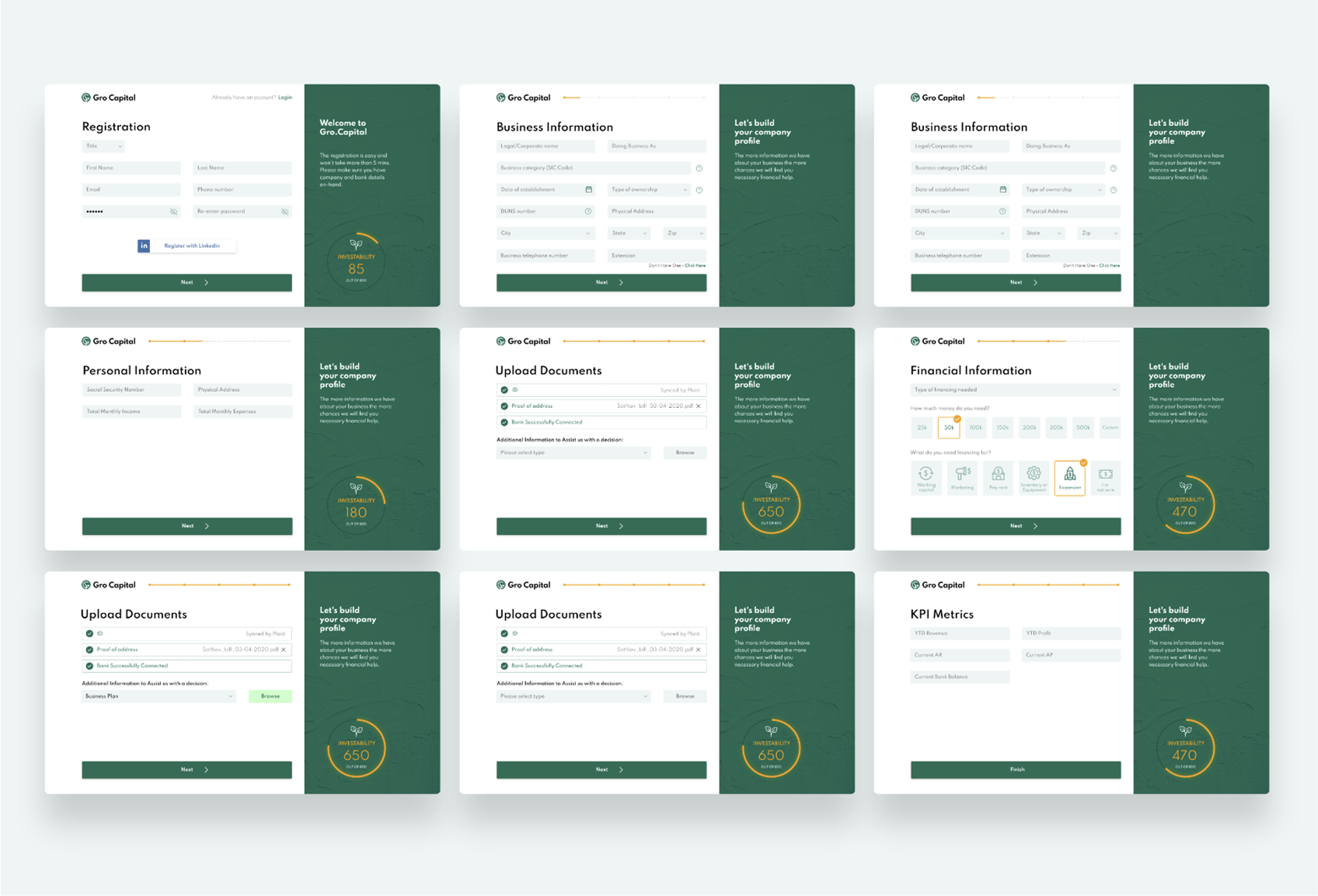 Onboarding design for fintech saas Onboarding design for fintech saas